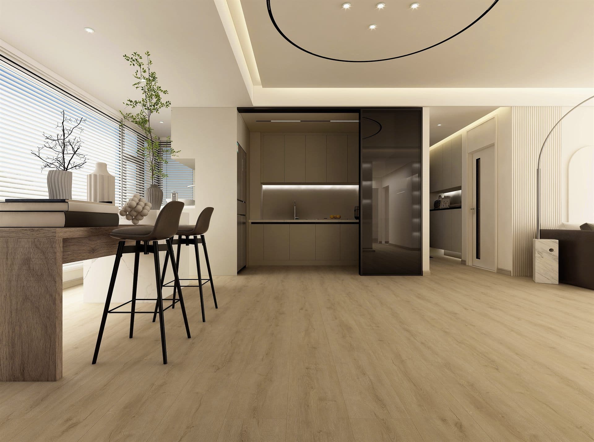 Residential spaces specified with Sovern House surfaces